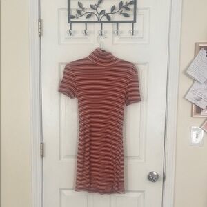 Urban Outfitters Red Striped Mini Dress
